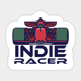 Indie racer Sticker